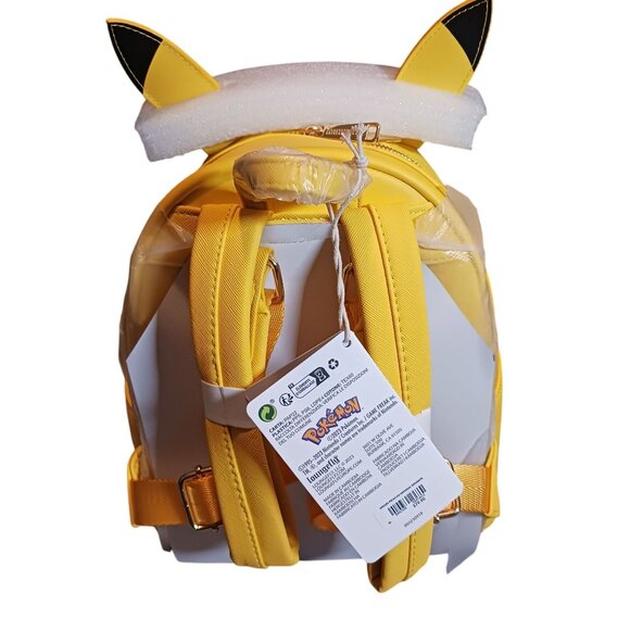 Loungefly Pokémon Pikachu Minimalist Figural Mini Backpack - BoxLunch Exclusive - Picture 6 of 8